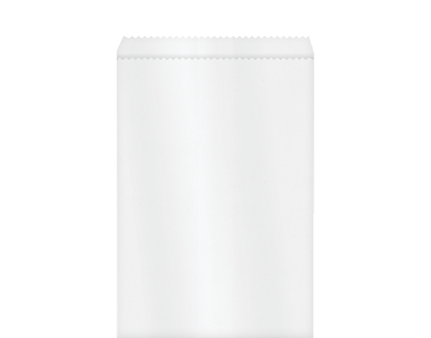 Flat Greaseproof Paper Bag #3 | White