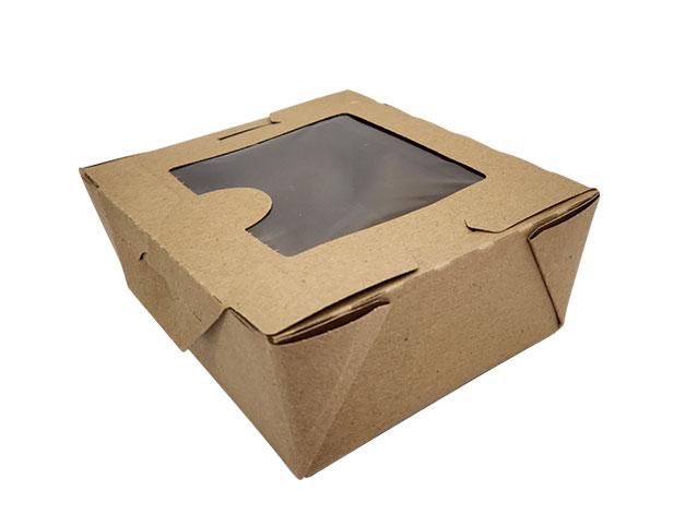 BioPlus View Carton with Window #8 | Brown