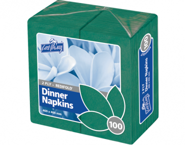 2-Ply RediFold® Dinner Napkin | Pine green