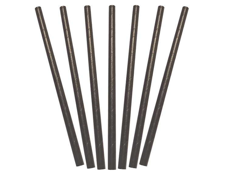Paper Cocktail Straw | Black