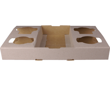 4 Cup Carry Tray to suit 8 - 24 oz cups