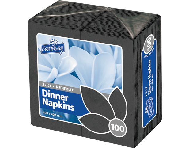 2-Ply RediFold® Dinner Napkins | Black