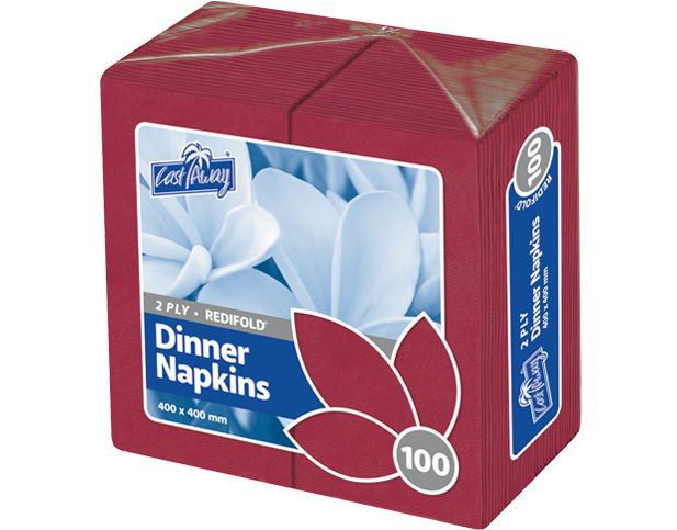 2-Ply RediFold® Dinner Napkin | Wine red