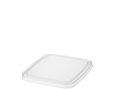 Reveal® Square Portion Control Lids PET 125-300ml Clear