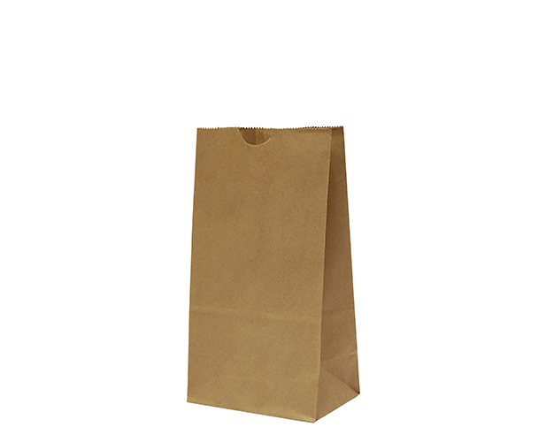 #4 SOS Paper Bags 235x125+80mm Brown