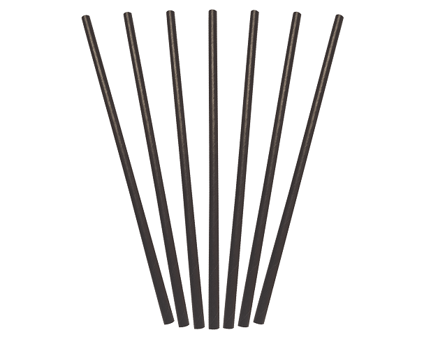 Regular Paper Straw | Black
