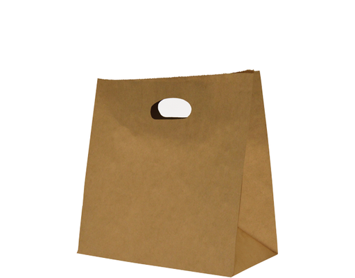 [CA-PTBMDC] Carry Bags Die Cut Handles Medium Kraft 500ctn