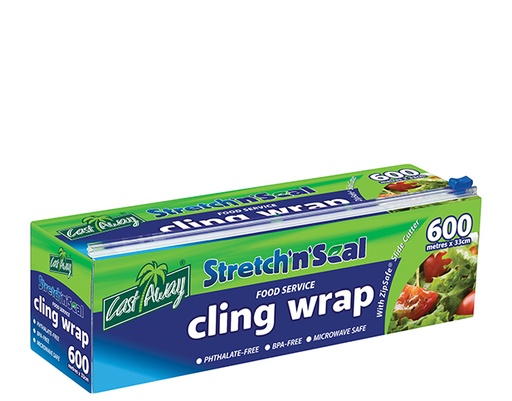 [CA-CW600D] Stretch'n'Seal® Food Service Cling Wrap Film 33cm x 600m
