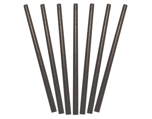 [CA-PSCKT-BLK] Paper Cocktail Straw | Black