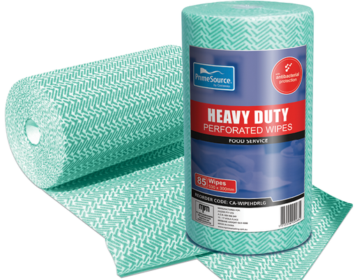 [CA-WIPEHDRLG] Heavy Duty Wipes Rolls 530x300mm Green